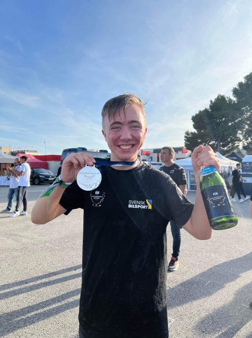 Alex Gustavsson Silver Crosscar Junior FIA Motorsport Games